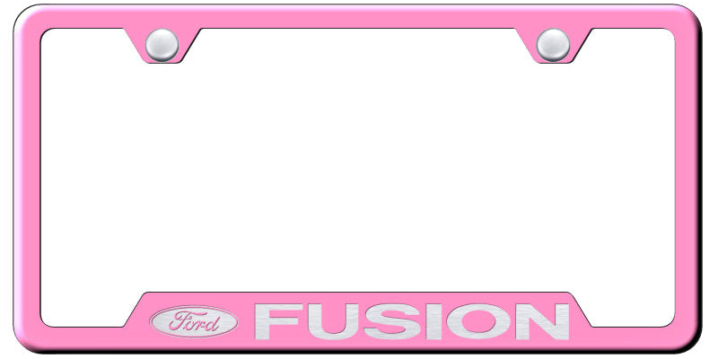 Fusion Cut-Out Frame - Laser Etched Pink