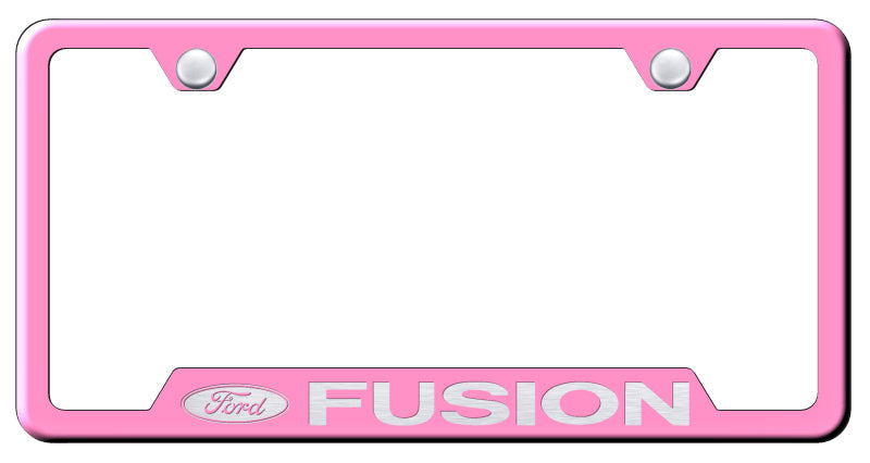 Fusion Cut-Out Frame - Laser Etched Pink