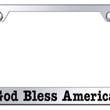 God Bless America Cut-Out Frame - Laser Etched Mirrored