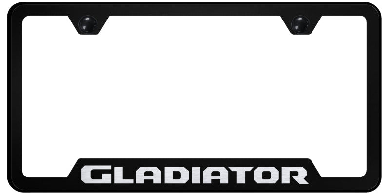 Gladiator Cut-Out Frame - Laser Etched Black