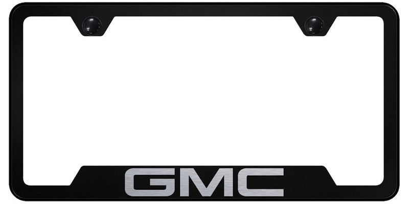 GMC Cut-Out Frame - Laser Etched Black