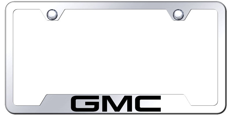 GMC Cut-Out Frame - Laser Etched Mirrored