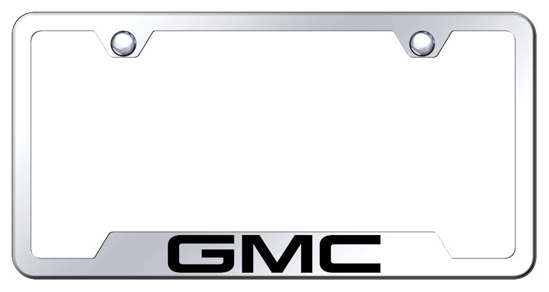 GMC Cut-Out Frame - Laser Etched Mirrored