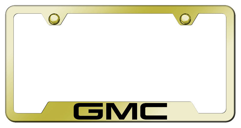 GMC Cut-Out Frame - Laser Etched Gold