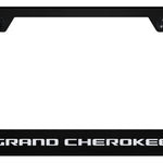 Grand Cherokee Cut-Out Frame - Laser Etched Black