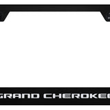 Grand Cherokee Cut-Out Frame - Laser Etched Black