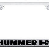 Hummer H2 Cut-Out Frame - Laser Etched Brushed