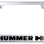 Hummer H3 Cut-Out Frame - Laser Etched Mirrored