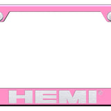 Hemi Cut-Out Frame - Laser Etched Pink