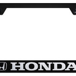 Honda Cut-Out Frame - Laser Etched Black