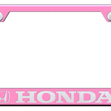 Honda Cut-Out Frame - Laser Etched Pink