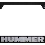 Hummer Cut-Out Frame - Laser Etched Black