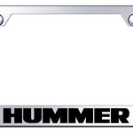 Hummer Cut-Out Frame - Laser Etched Mirrored