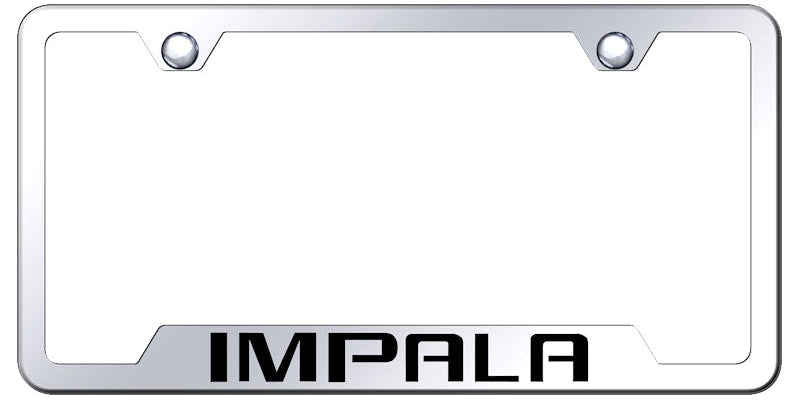 Impala Cut-Out Frame - Laser Etched Mirrored