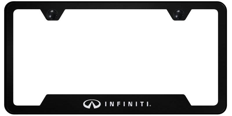 Infiniti Cut-Out Frame - Laser Etched Black