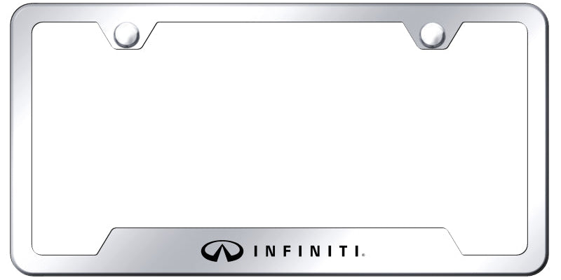 Infiniti Cut-Out Frame - Laser Etched Mirrored