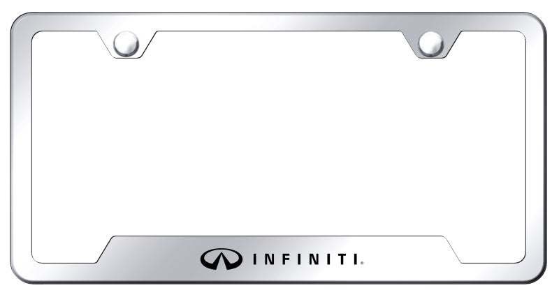 Infiniti Cut-Out Frame - Laser Etched Mirrored