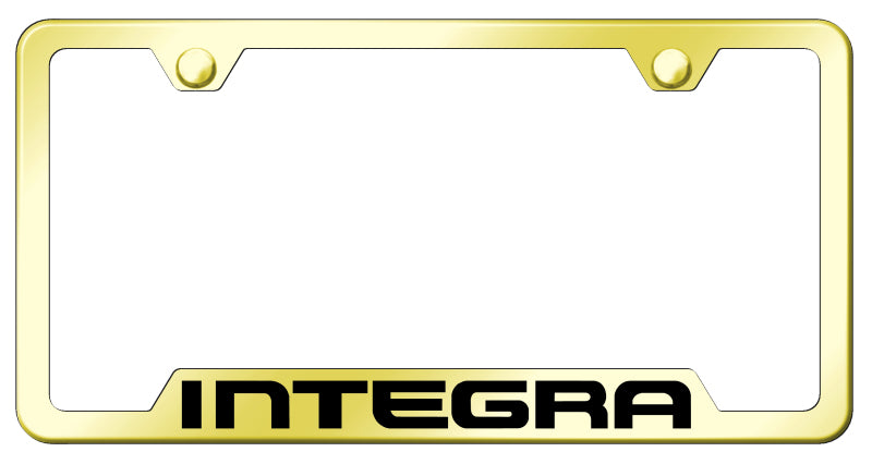 Integra Cut-Out Frame - Laser Etched Gold