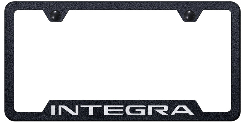 Integra Cut-Out Frame - Laser Etched Rugged Black