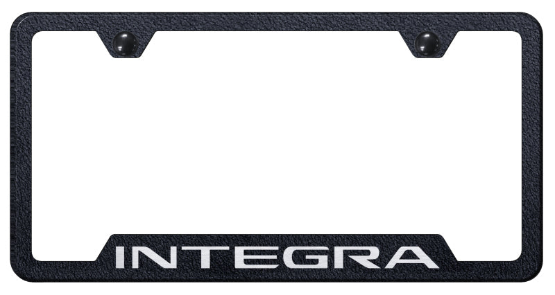 Integra Cut-Out Frame - Laser Etched Rugged Black