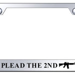 I Plead the Second Cut-Out Frame - Laser Etched Mirrored