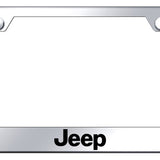 Jeep Cut-Out Frame - Laser Etched Mirrored