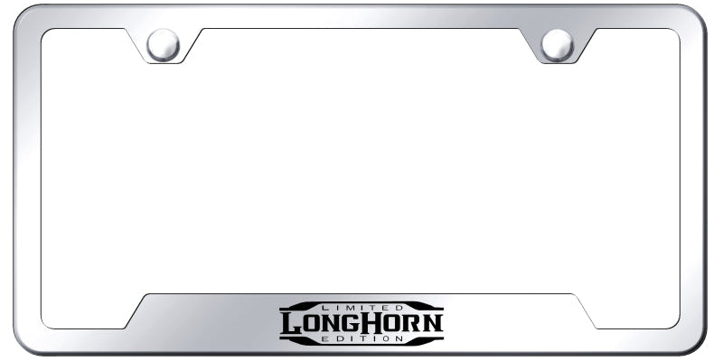 Longhorn Limited Edition Cut-Out Frame - Etched Mirrored