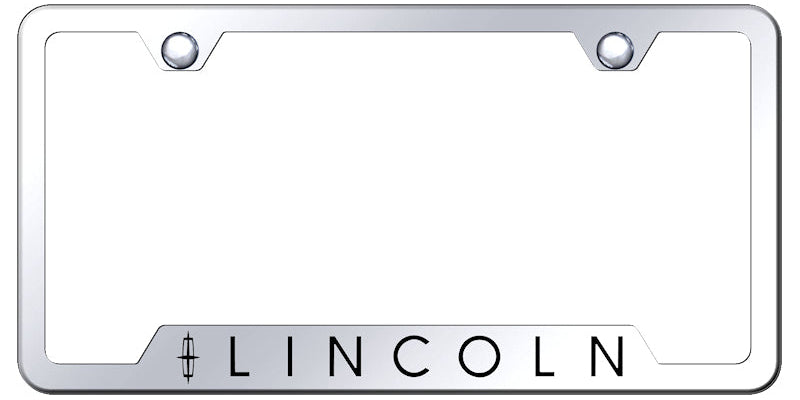 Lincoln Cut-Out Frame - Laser Etched Mirrored