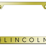 Lincoln Cut-Out Frame - Laser Etched Gold