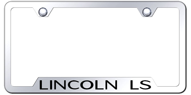 Lincoln LS Cut-Out Frame - Laser Etched Mirrored