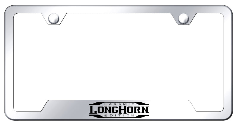 Longhorn Laramie Cut-Out Frame - Laser Etched Mirrored