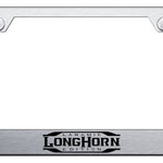 Longhorn Laramie Cut-Out Frame - Laser Etched Brushed