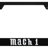 Mach 1 Cut-Out Frame - Laser Etched Black