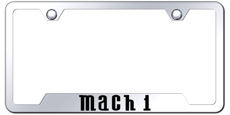 Mach 1 Cut-Out Frame - Laser Etched Mirrored