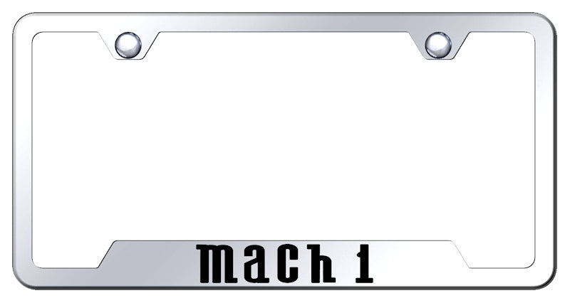 Mach 1 Cut-Out Frame - Laser Etched Mirrored