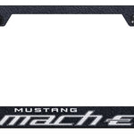 Mach-E Cut-Out Frame - Laser Etched Rugged Black