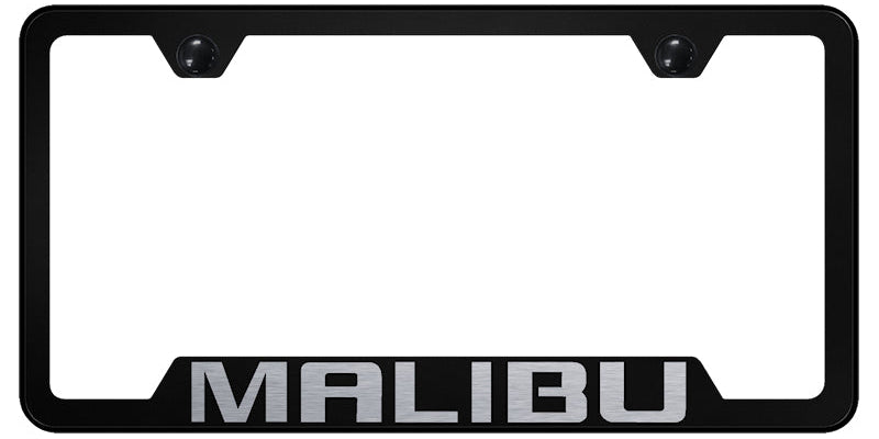 Malibu Cut-Out Frame - Laser Etched Black