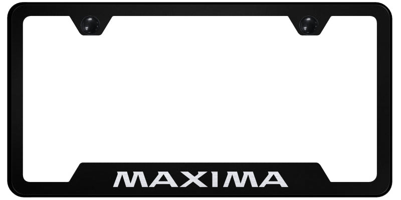 Maxima Cut-Out Frame - Laser Etched Black