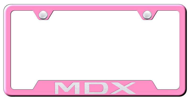 MDX Cut-Out Frame - Laser Etched Pink