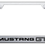 Mustang GT Cut-Out Frame - Laser Etched Brushed