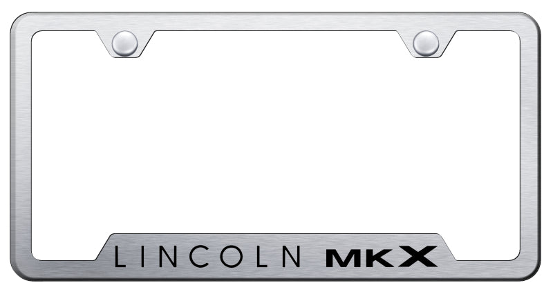 MKX Cut-Out Frame - Laser Etched Brushed