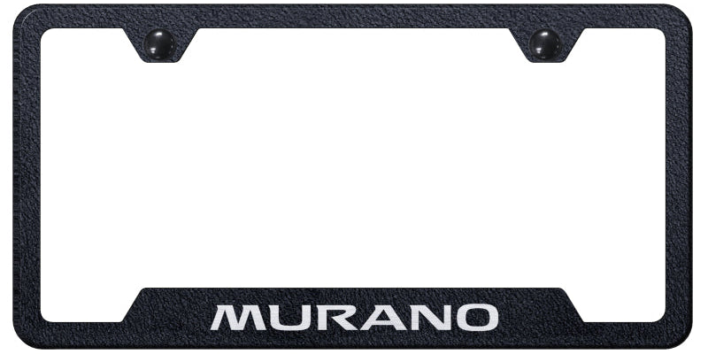 Murano Cut-Out Frame - Laser Etched Rugged Black