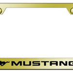 Mustang Cut-Out Frame - Laser Etched Gold