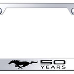 Mustang 50 Years Cut-Out Frame - Laser Etched Mirrored