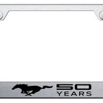 Mustang 50 Years Cut-Out Frame - Laser Etched Brushed