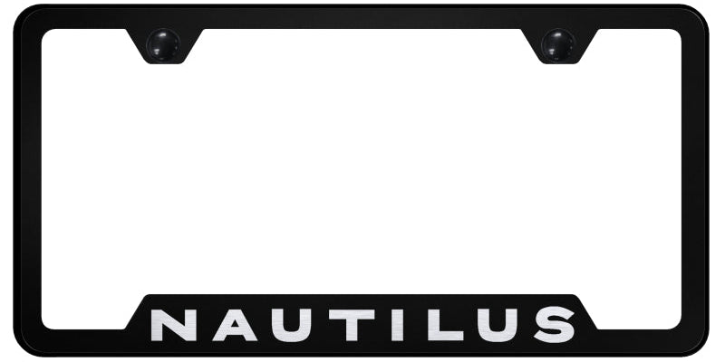 Nautilus Cut-Out Frame - Laser Etched Black