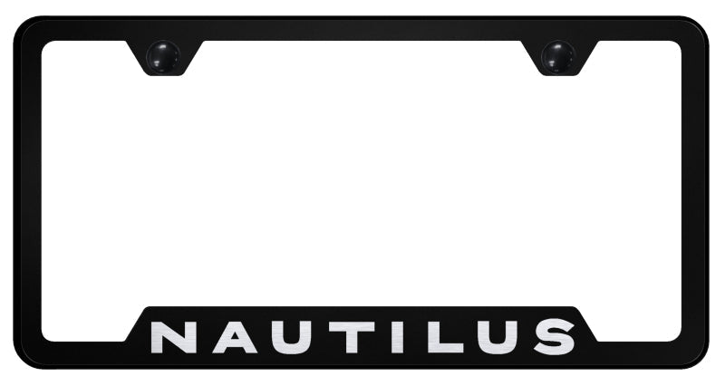Nautilus Cut-Out Frame - Laser Etched Black
