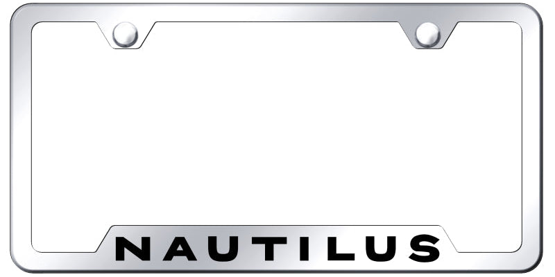 Nautilus Cut-Out Frame - Laser Etched Mirrored