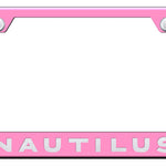 Nautilus Cut-Out Frame - Laser Etched Pink