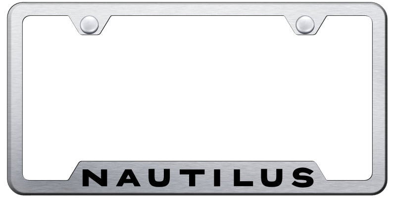 Nautilus Cut-Out Frame - Laser Etched Brushed